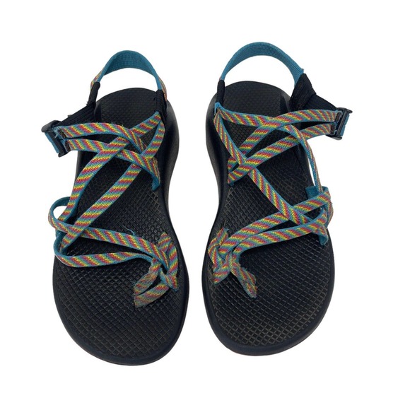 Chaco Shoes - Chaco ZX2 Rainbow Stripe Sandals Outdoor Hiking Fiesta Waterproof Womens 9